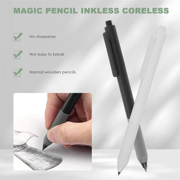 10 Kusov Večný Ceruzka Inkless Ceruzka Večný Mechanické Ceruzky Vymeniteľná Hlava na Home Office Školské potreby