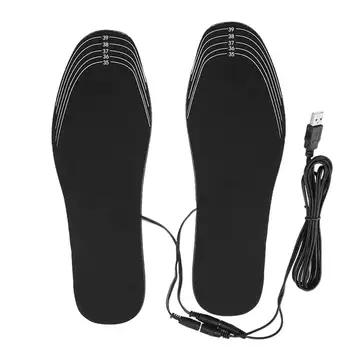 USB Vyhrievané Obuvi Vložky, Elektrické Nohy Otepľovanie Pad Nohy Teplejšie Ponožky, Podložku Mat Zimné Outdoorové Športy Vykurovacej Vložky v Zime v Teple