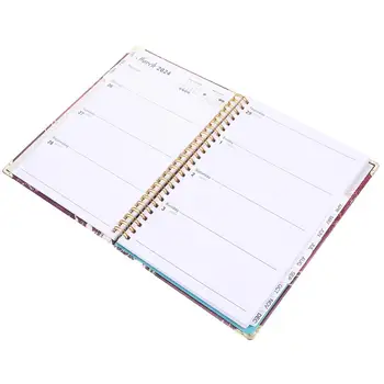 Plánovač Notebook Daily Note Book Akademického Plánovač Písanie Notebook poznámkový blok pre Plánovanie anglický Špirála poznámkový blok Plánovanie poznámkový blok