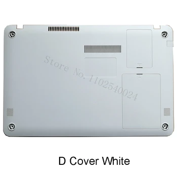 Nový Zadný Kryt Pre Samsung NP350XAA NP351XAA NP35X0AA Predný Rám opierky Dlaní Hornej Dolnej časti Prípade Notebooku Náhradné Zadné Veko Biele