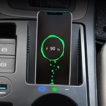 15W Auto Qi pre Bezdrôtové Nabíjanie Telefónu Nabíjačku Rýchle Nabíjanie Panel Pad Držiaka Telefónu pre-Audi Q3 2020 2021