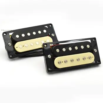 1Set Gitara Snímač Humbucker Dvojité Cievky Elektrické Gitary, Snímače 50/52mm s inštaláciou Rám Gitarové Príslušenstvo
