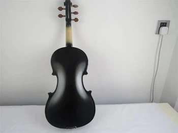 Black 5 reťazcov 16-palcové elektrické viola,skvelý Zvuk w/prípad