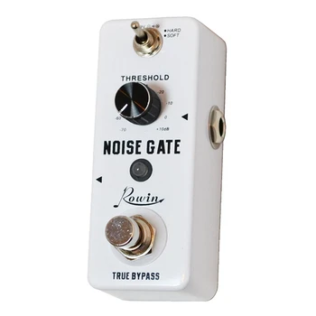 Noise Gate Gitara Pedál Gitara Účinok Na Zníženie Hluku Efekt Pre Elektrickú Gitaru Tvrdé Mäkké Režimy