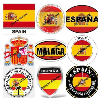 Sofistikované Španielsko Cestovné Nálepky Roztomilý Nepremokavé Nálepky na Fľaše s Vodou Notebooky Zápisník batožinového priestoru Kryt Škrabance Dekorácie
