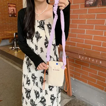 Nový Japonský menčester crossbody mobilný telefón taška Crossbody ramenní taška pre ženy chôdza mini skladovanie taška